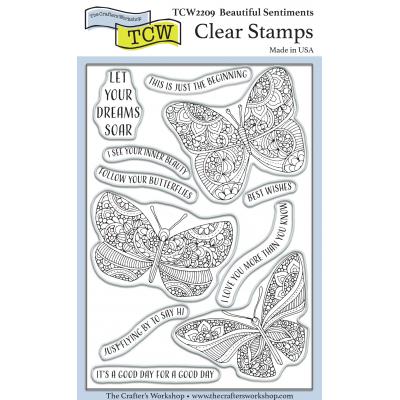 The Crafter's Workshop Clear Stamps - Beautiful Sentiments